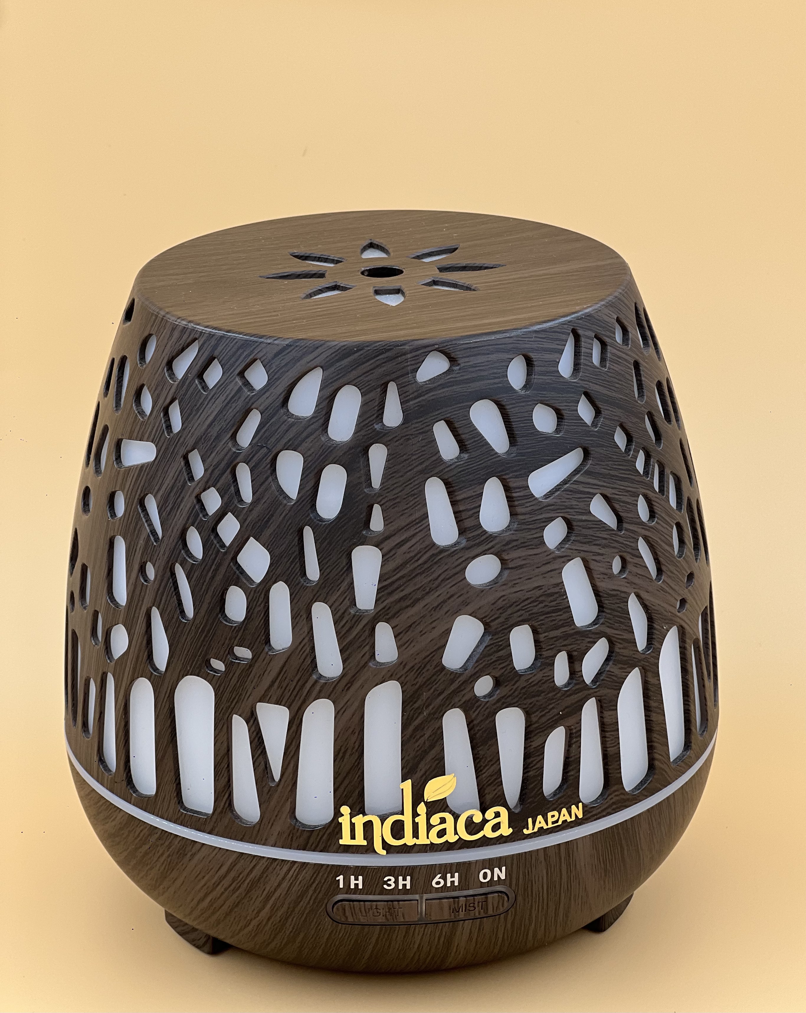 Máy Xông Tinh Dầu Với Nước INDIACA🌿Đèn Lồng Cây - Diện Tích Toả Hương 20 m² - 30 m²