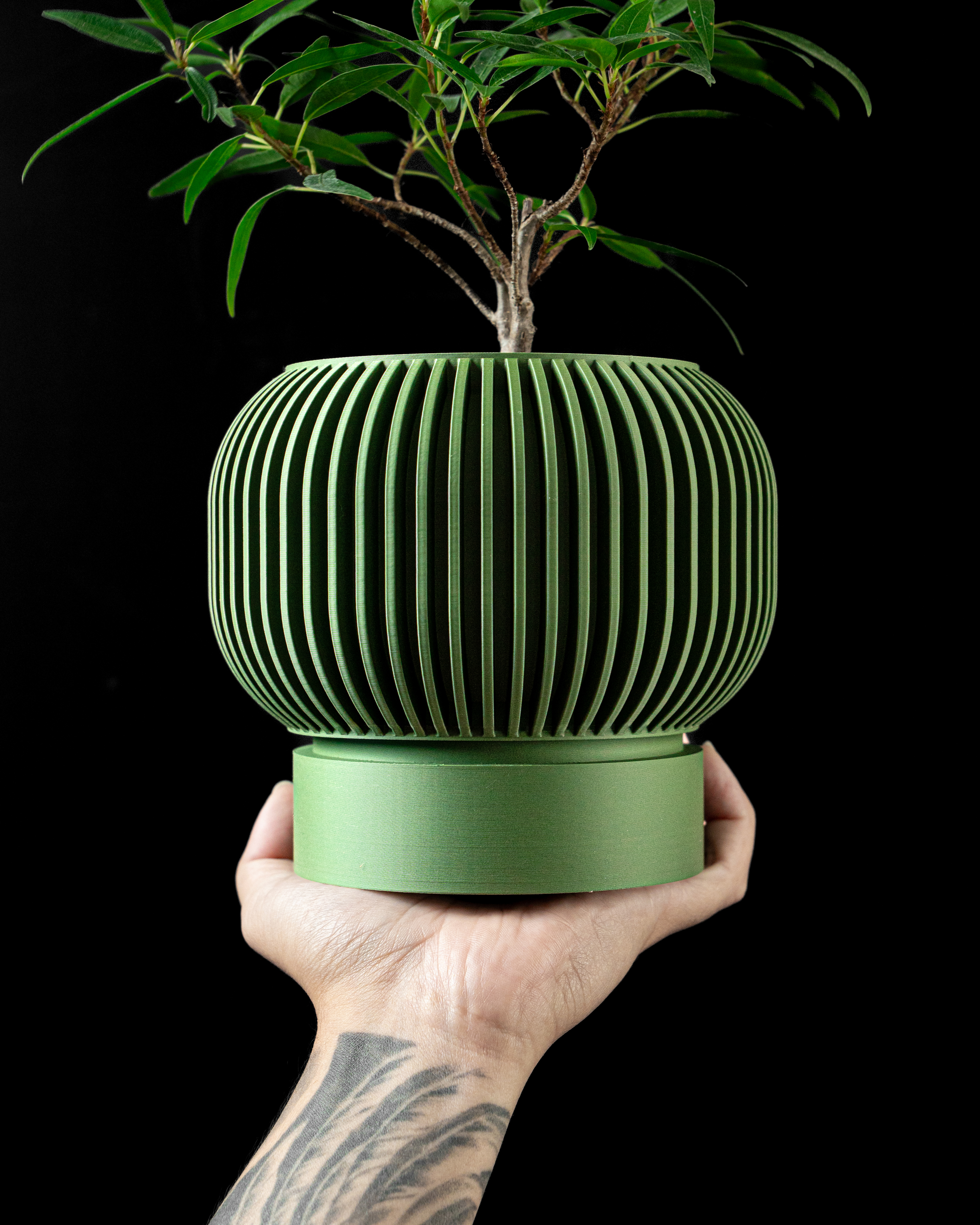 Yuso Planter Pot 02 – Modern 3D Printed Planter