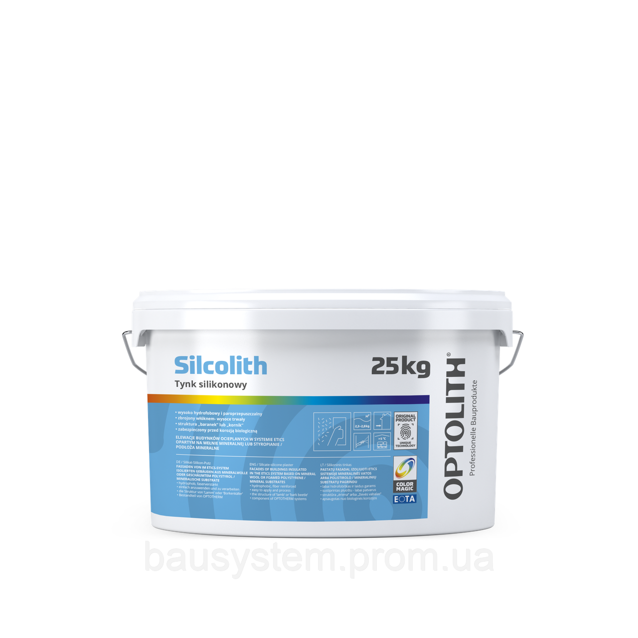 Штукатурка баранчик (шуба) силіконова OptoPlast Silcolith 25 кг.