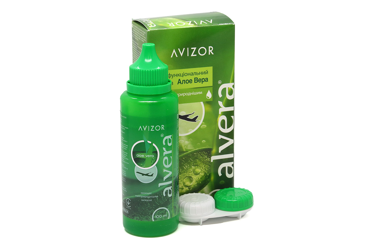 Розчин для лінз Avizor Alvera 100мл(350мл)