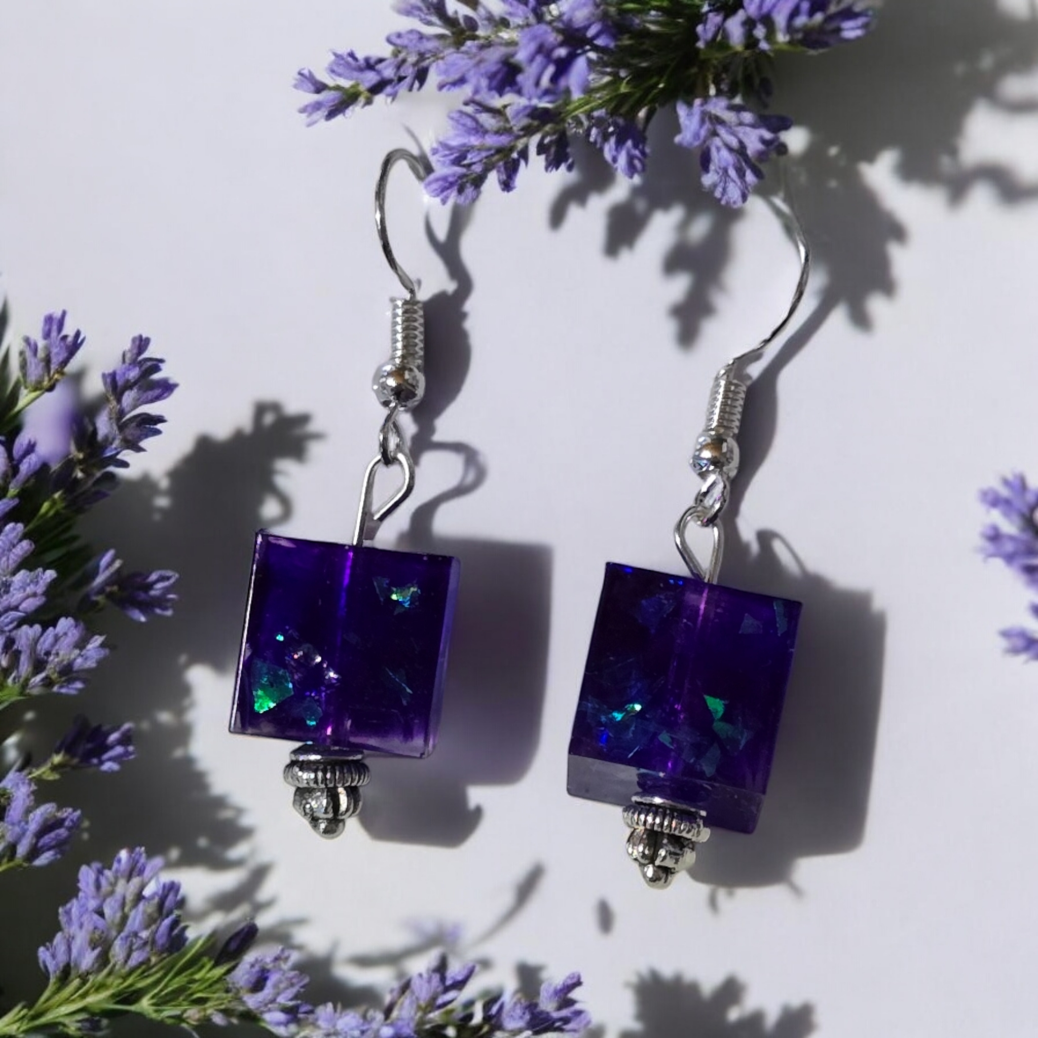 Crystal Square Earrings