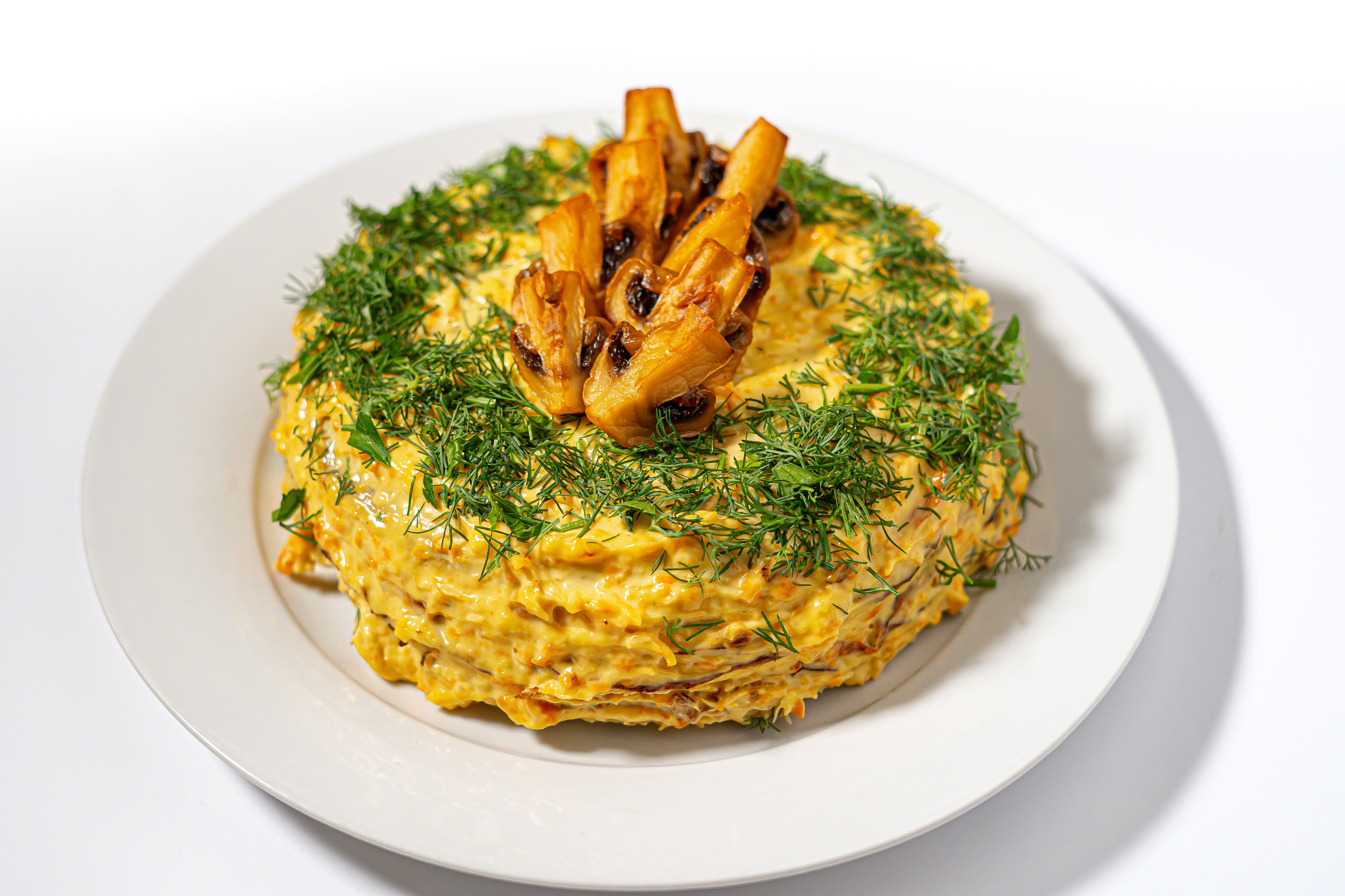 Торт з курячої печінки