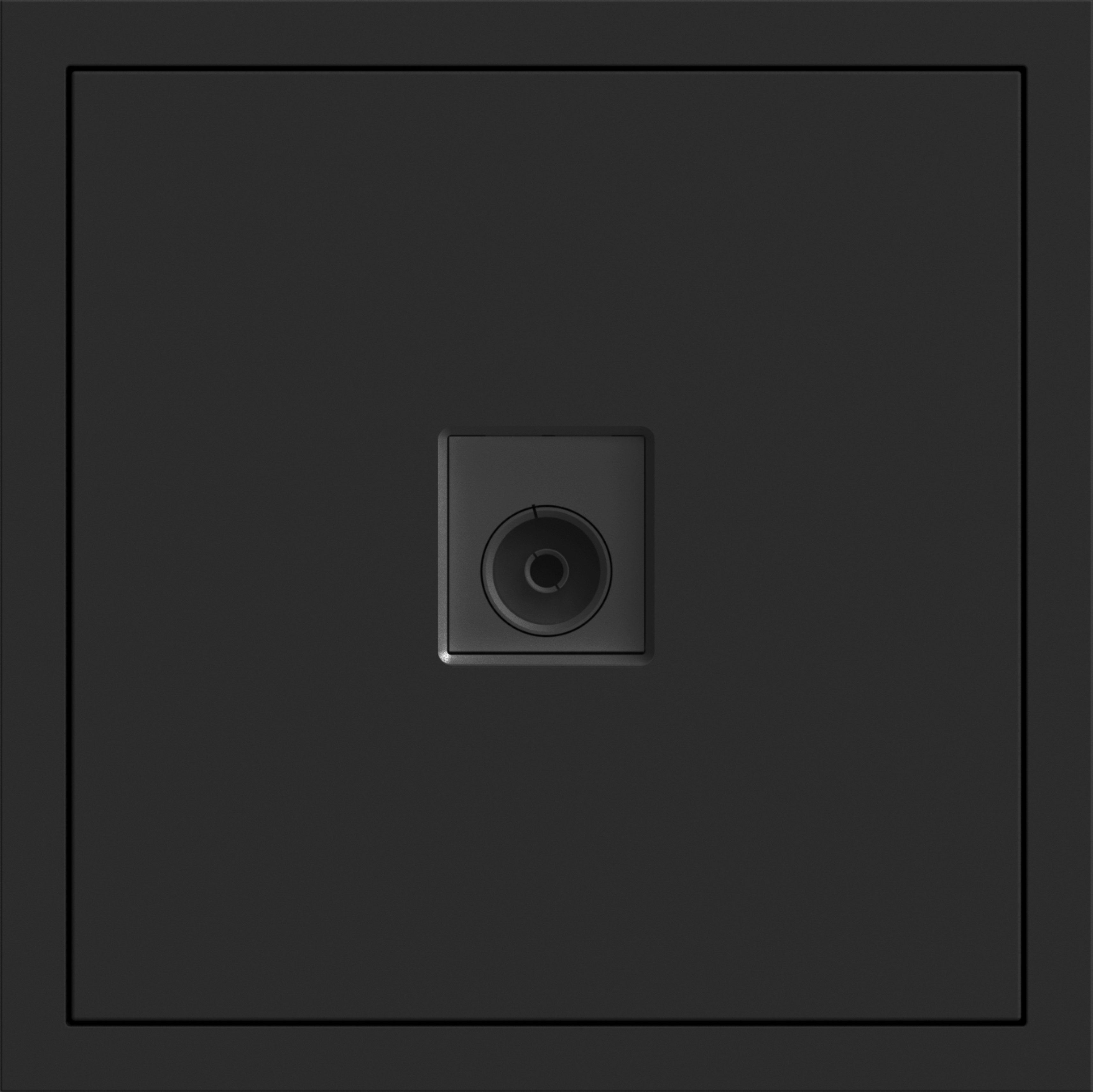 ER141TV-B розетка телевізійна, механізм чорний Soft