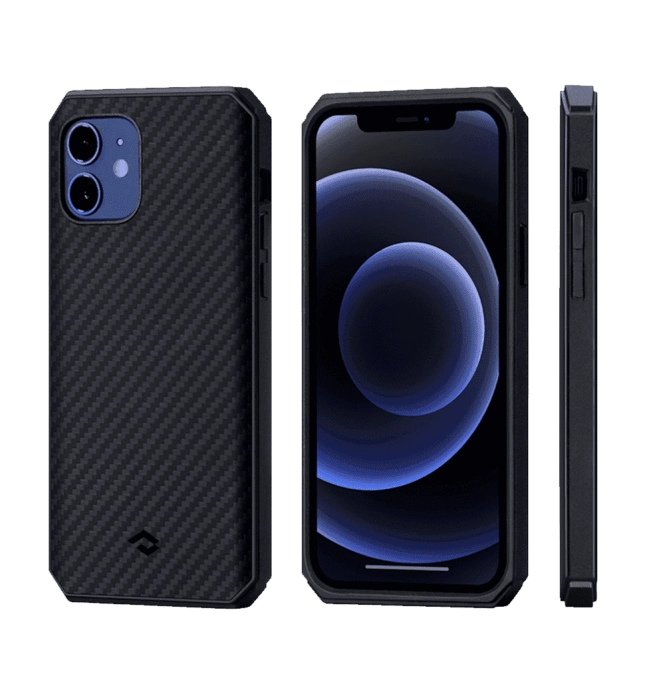 Чохол Pitaka MagEz Pro2 Twill для iPhone 12 Black/Gray (KI1201MP)