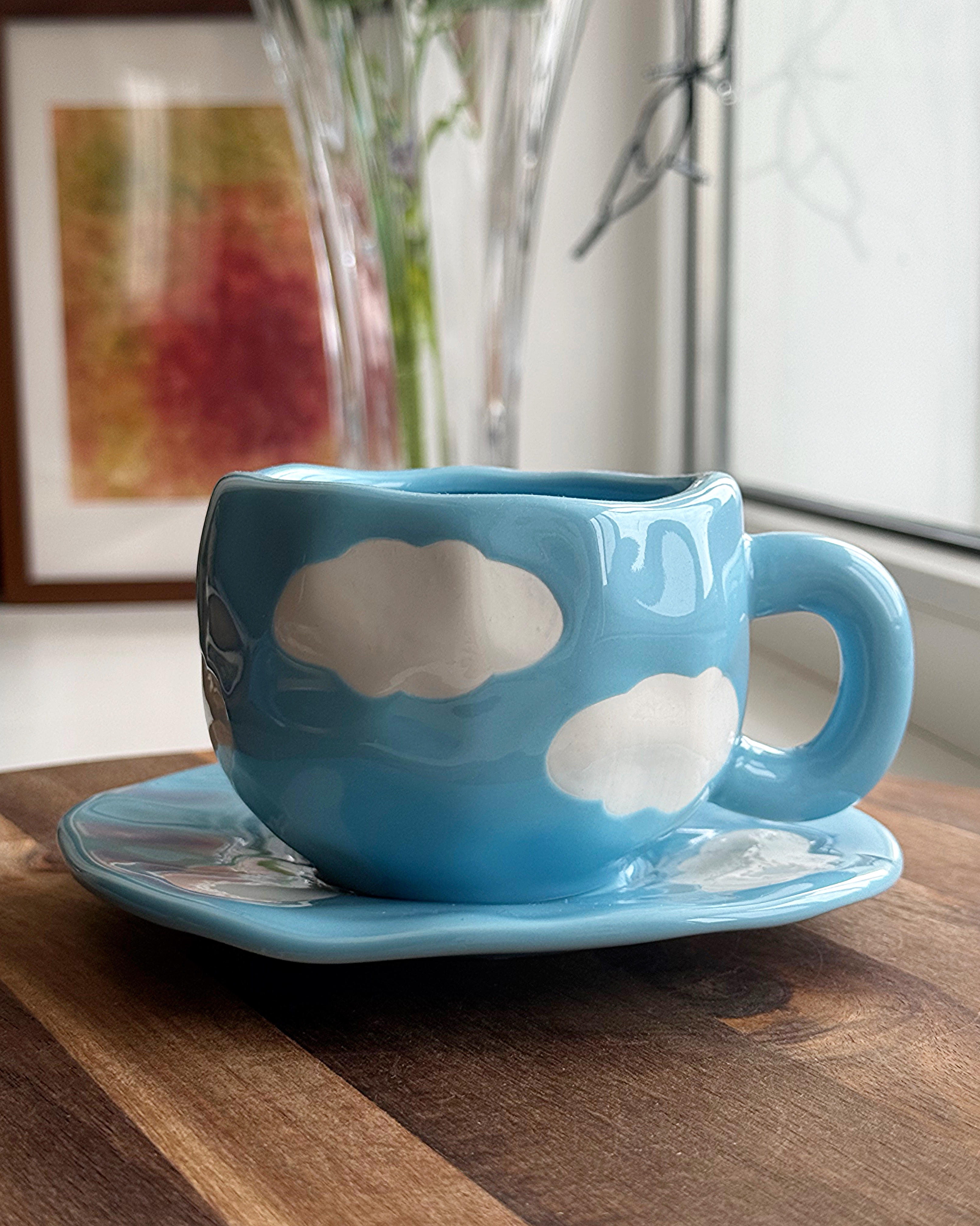 Чашка з блюдцем 