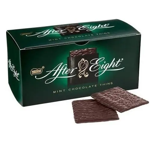 Шоколад чорний After Eight Halloren Royal Mints з м'ятною начинкою 200 г
