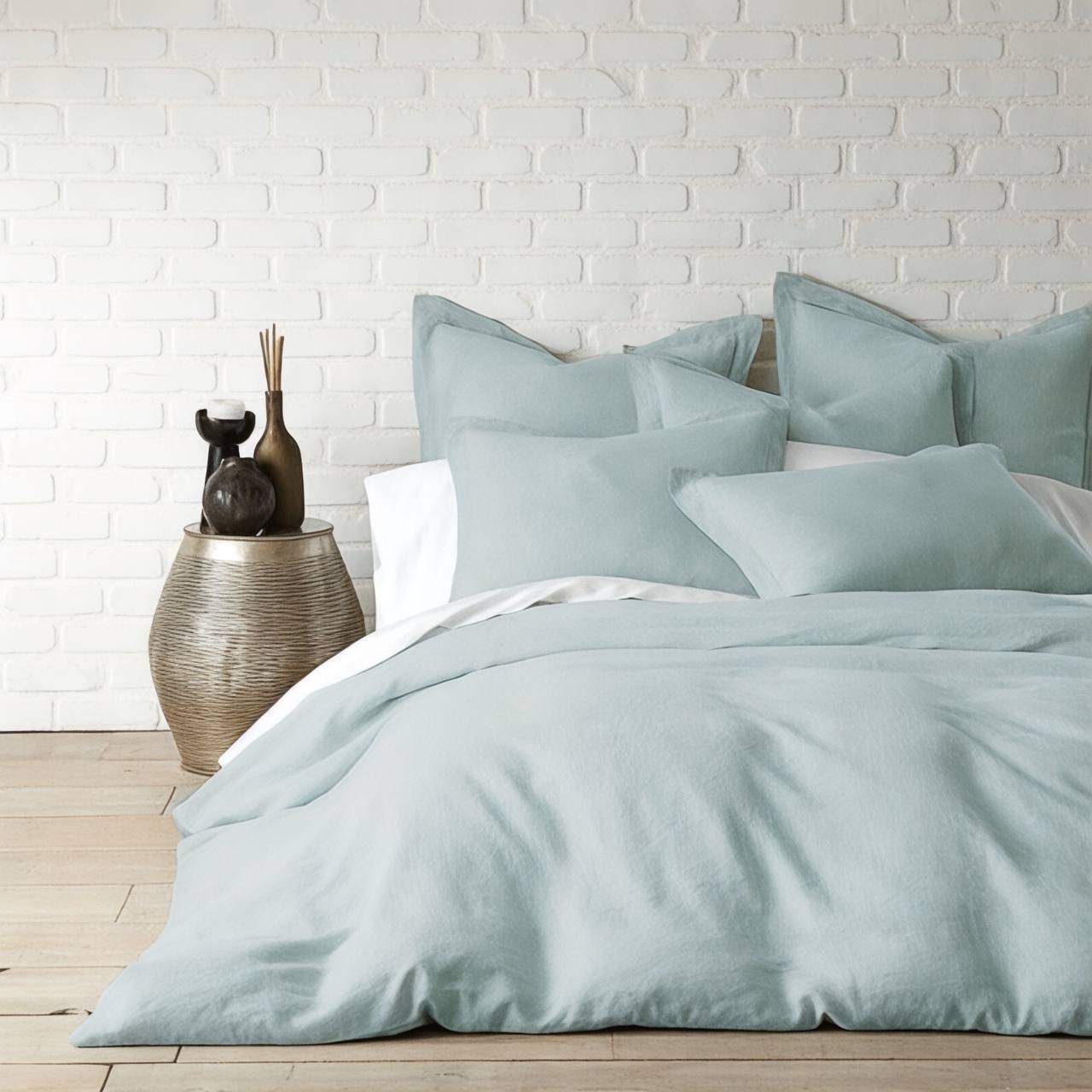 Постільна білизна з ранфорсу, колір Ментол