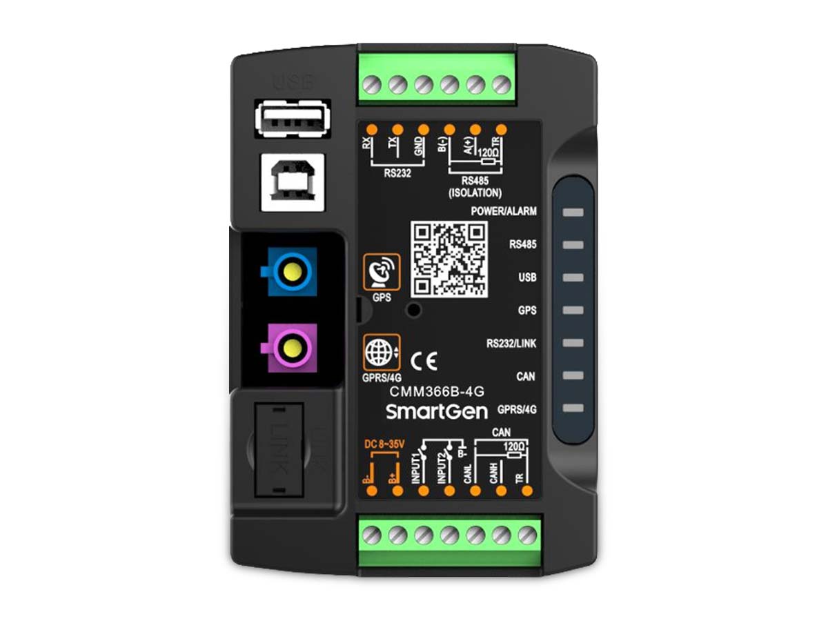 4G блок хмарного моніторингу для сумісних генераторів GD, з SIM-картою, мобільним додатком та можливістю дистанційного моніторингу та контролю.