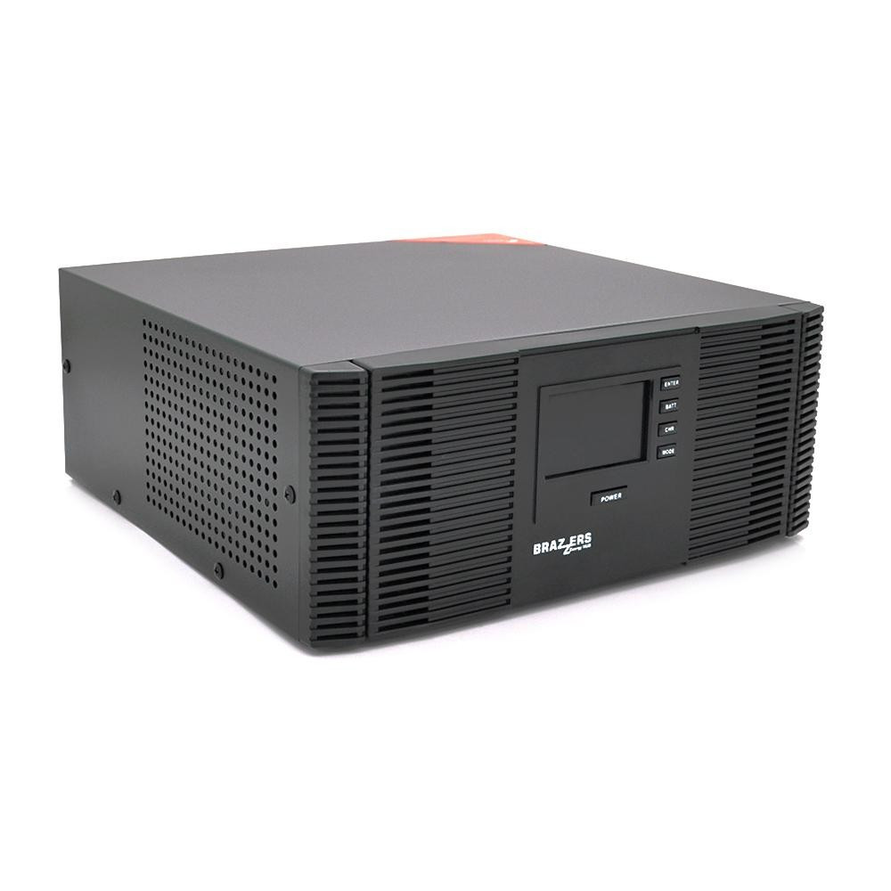 Гібридний інвертор Brazzers 1.2 кВт BRZ-SOLAR-1500, 1500VA/1200W, АКБ 24V, 10/20A, ДБЖ, UPS