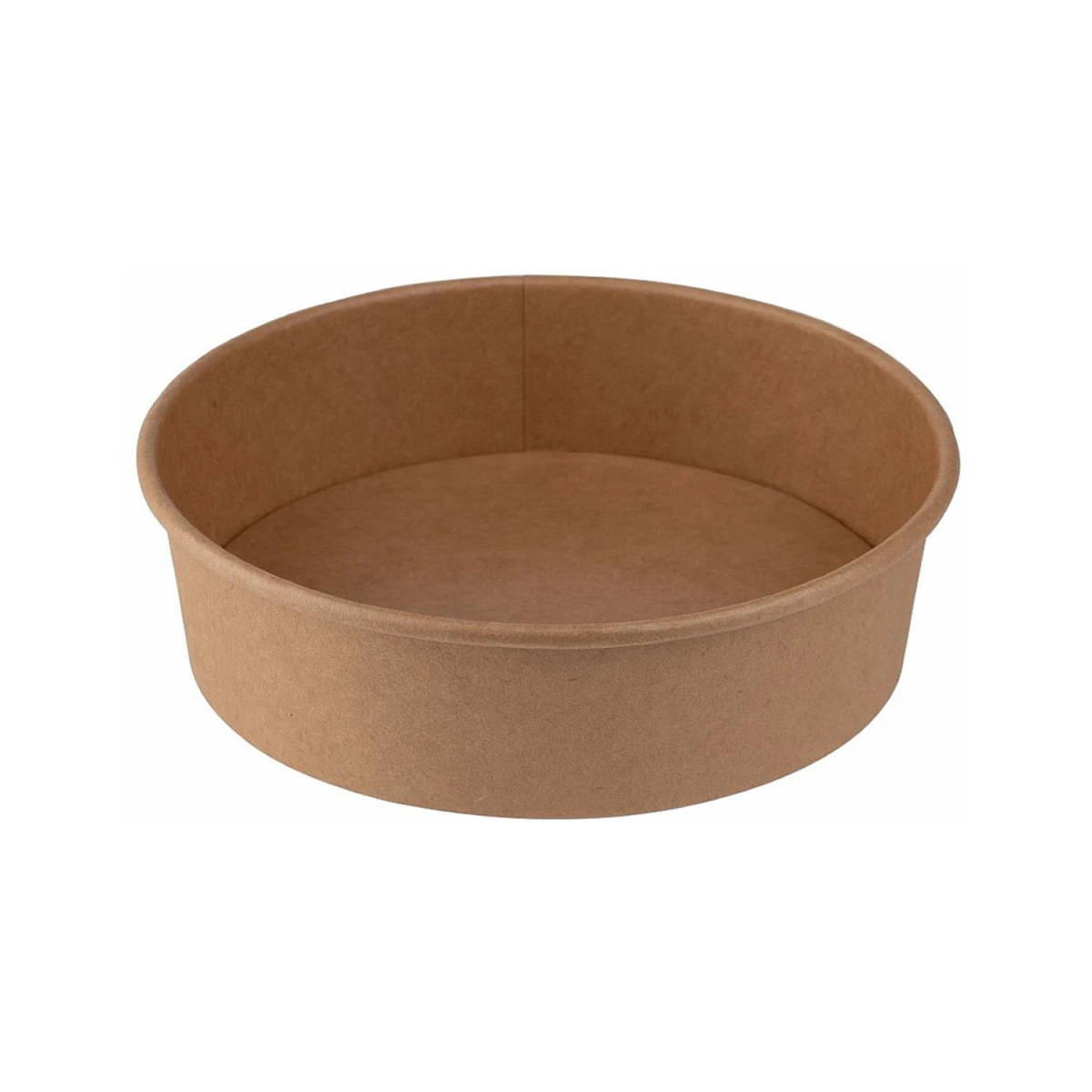 Салатник 750 мл, крафт, паперовий, диаметр 145 мм, 50 шт, 001500316