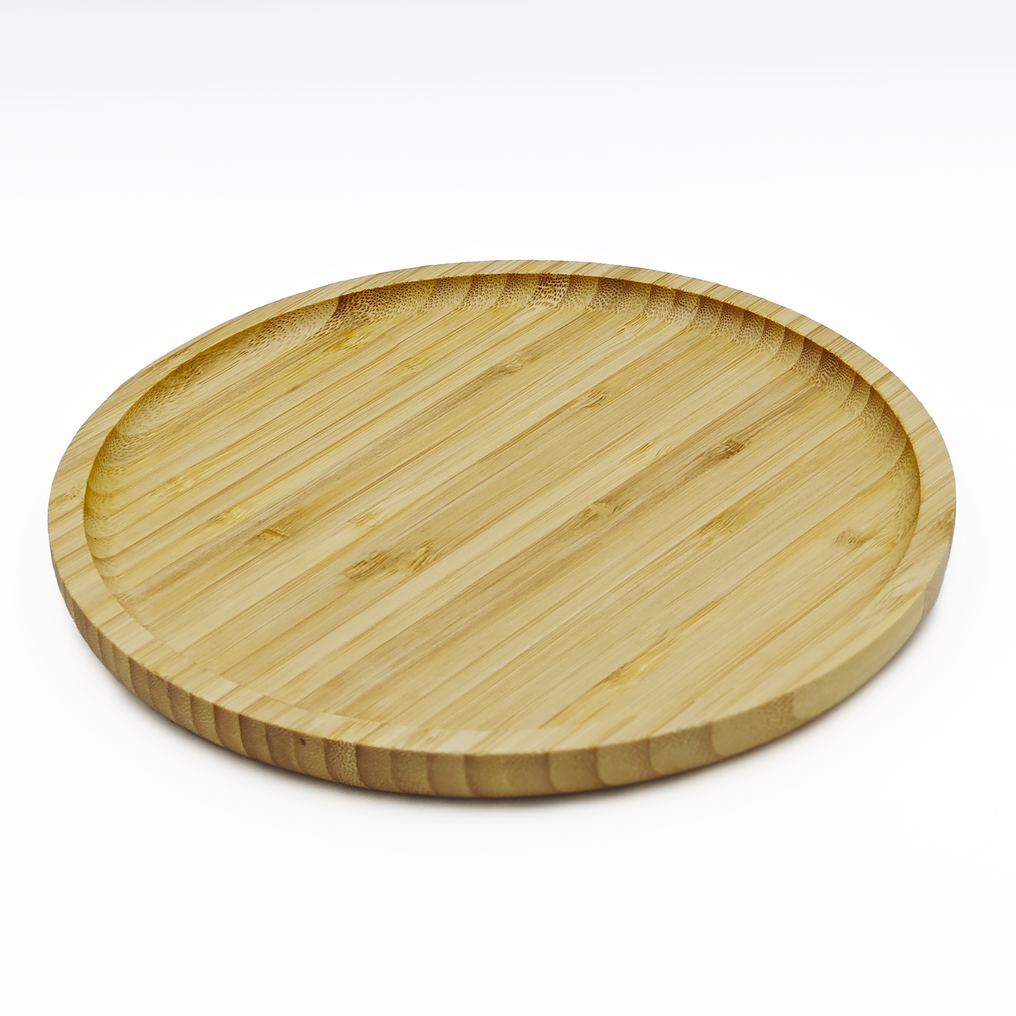 Тарілка бамбукова кругла