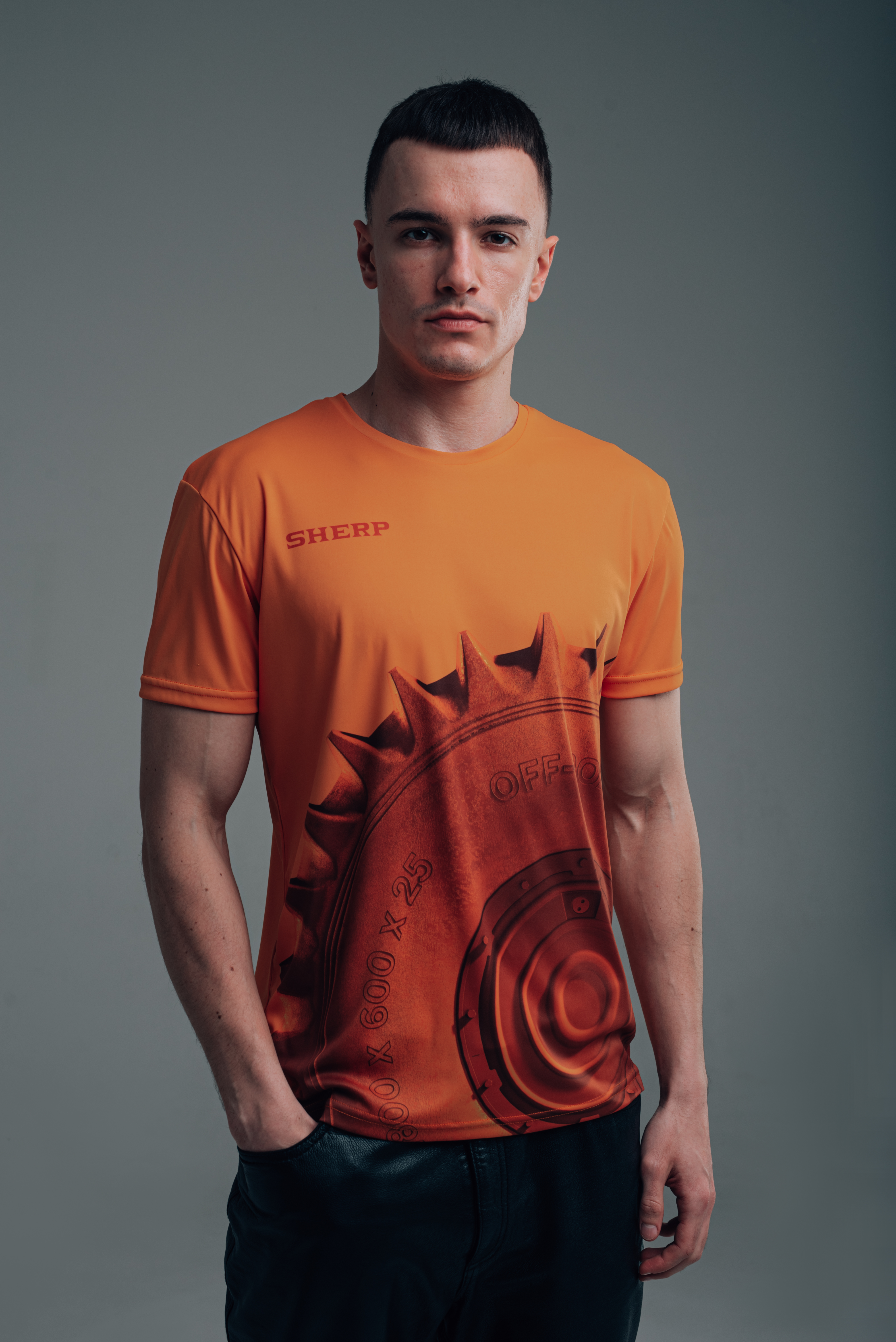 Футболка Wheel Orange
