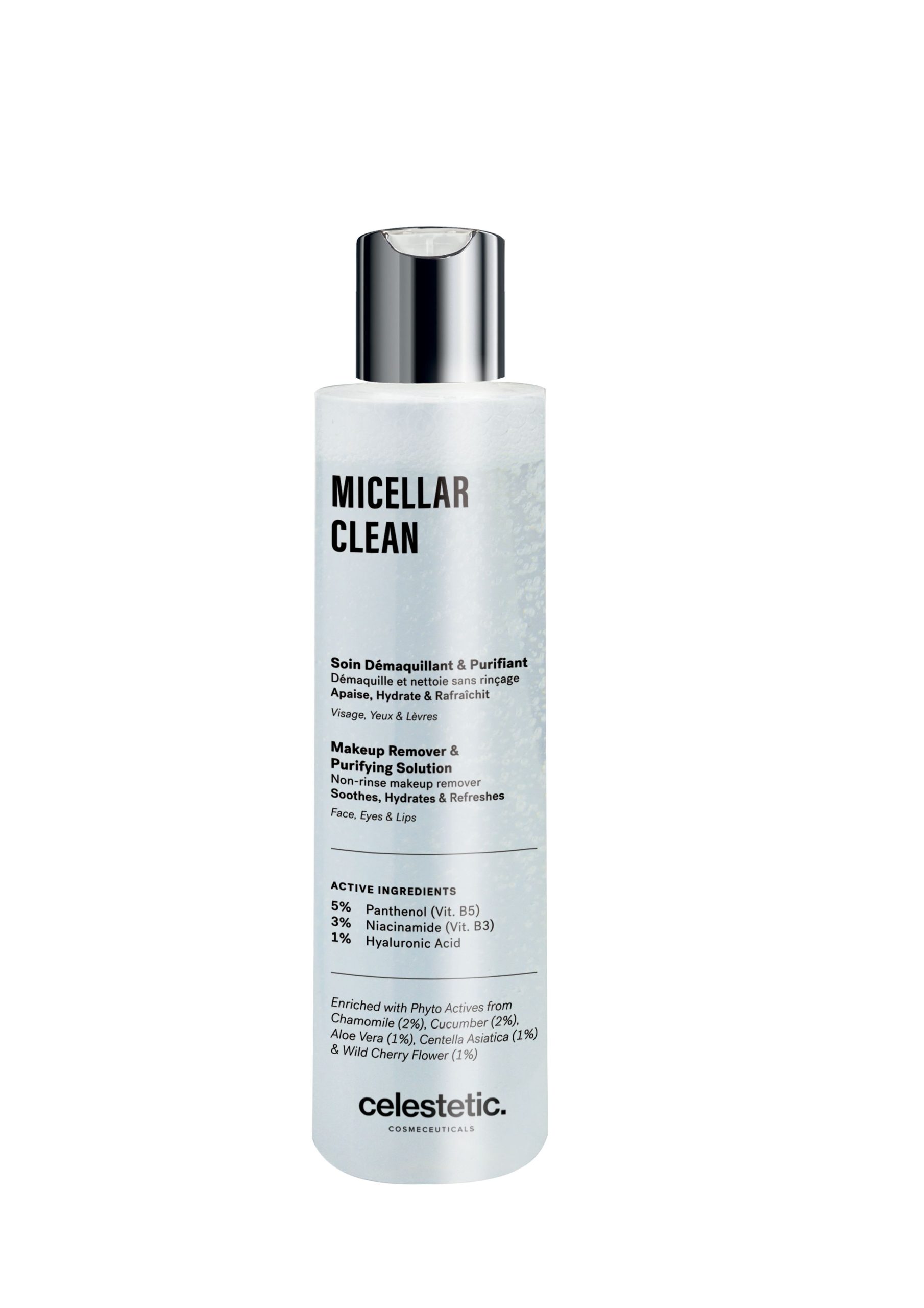 Ефективний засіб для зняття макіяжу MICELLAR CLEAN від Сelestetic