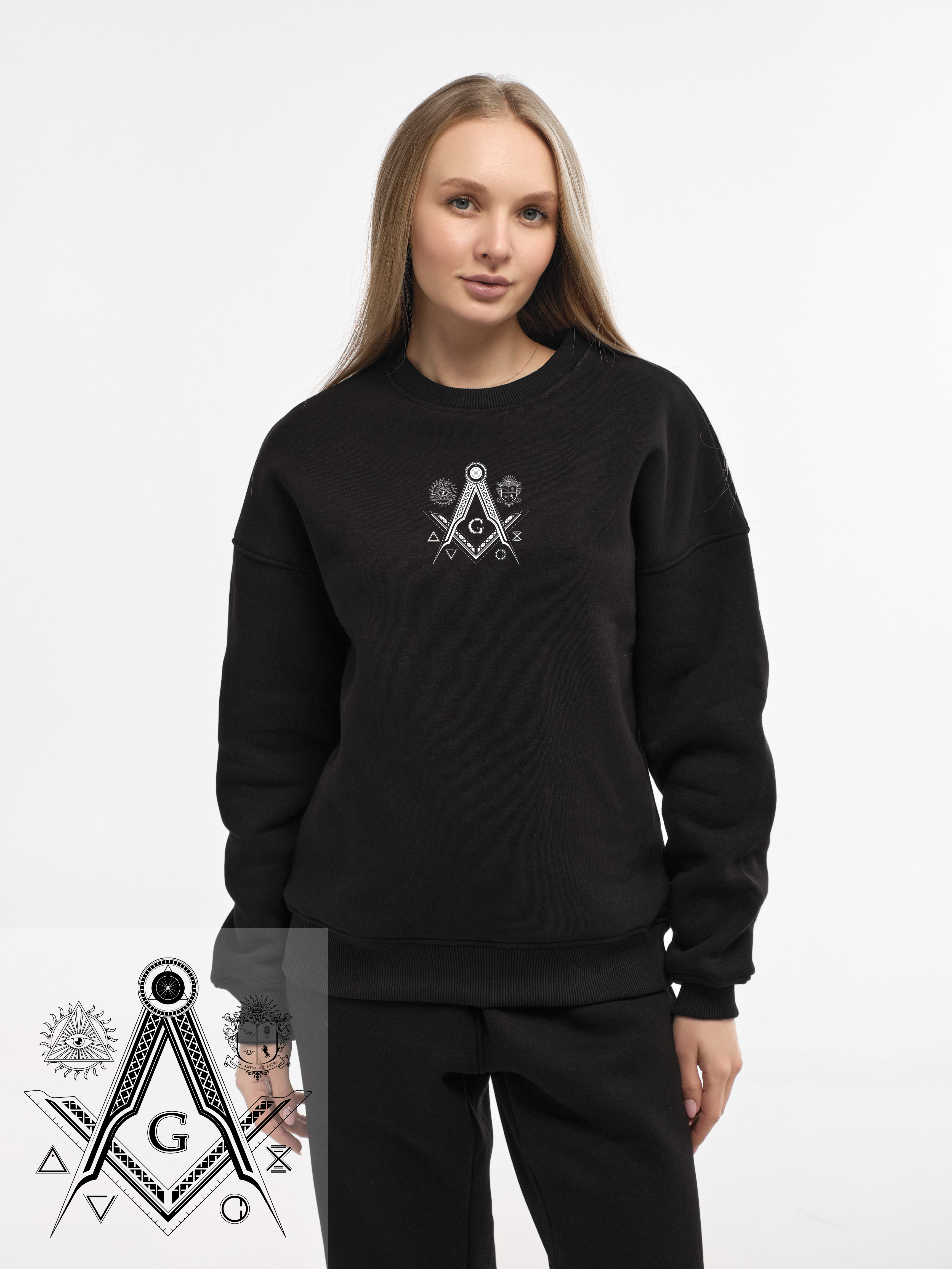 SWEATSHIRT "FREEMASONRY" | BLACK EMOTION | XS1