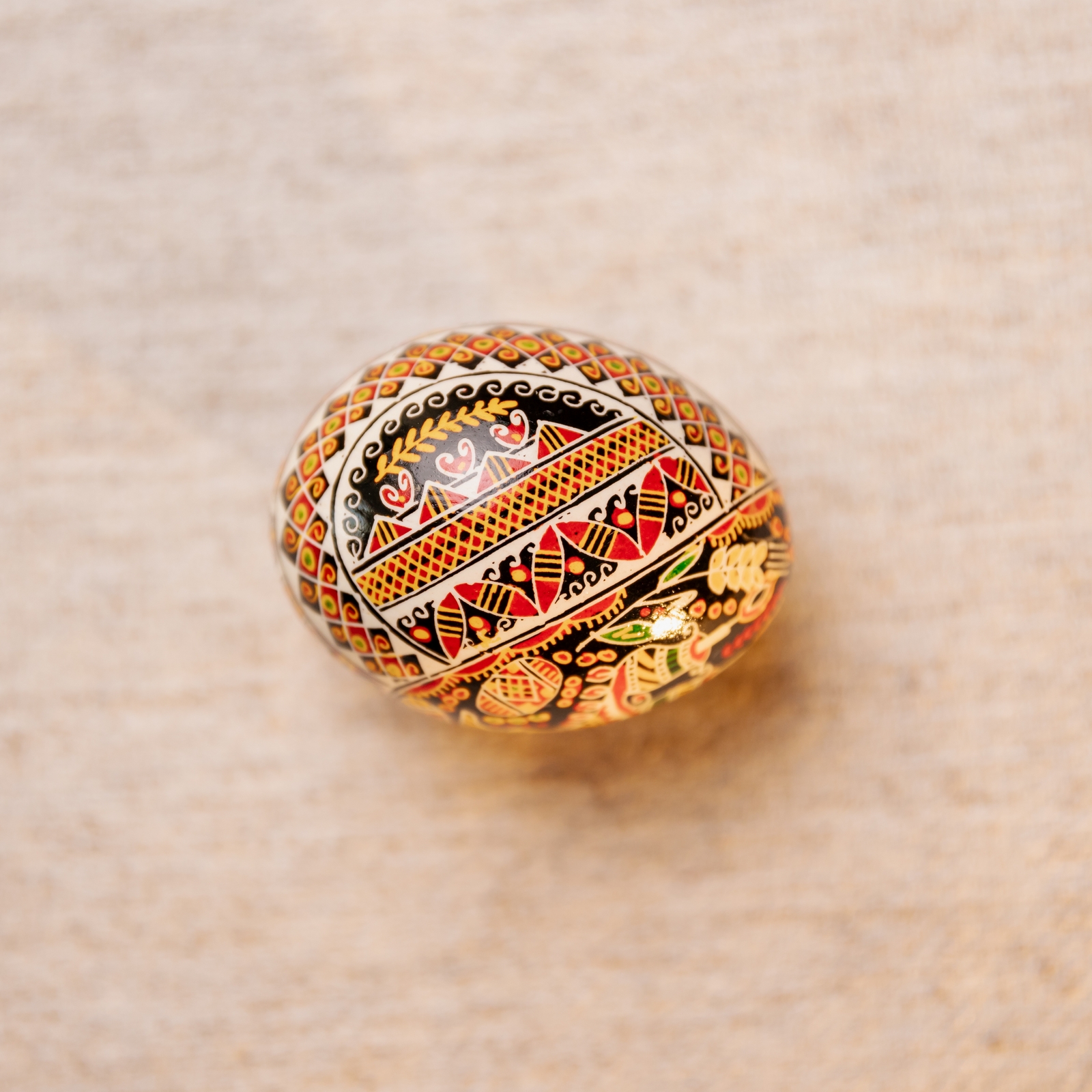 Великодня писанка у кошик