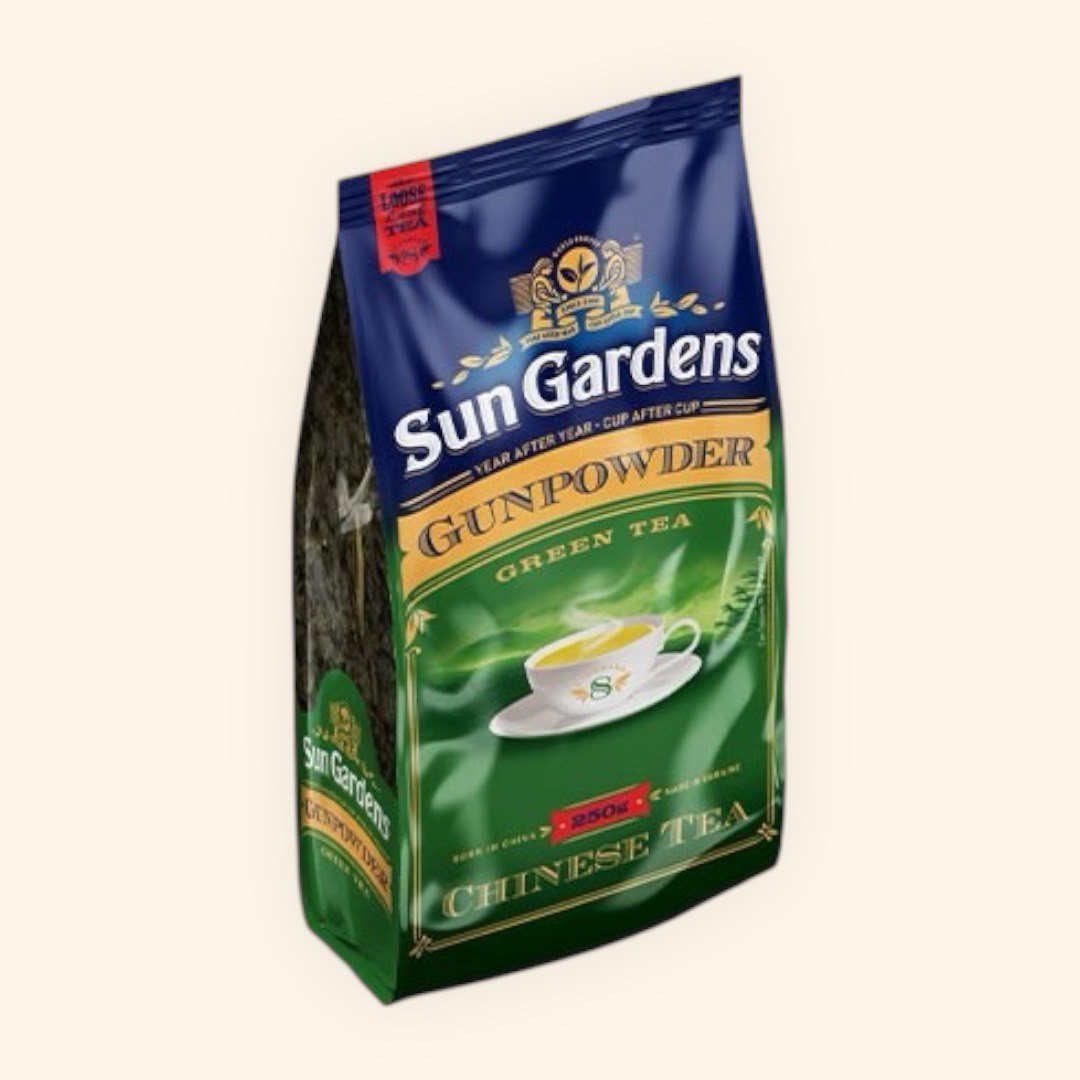 Sun Gardens Чай зелений Gunpowder 250г, розсипний, дойпак
