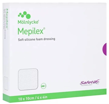10×10см.Mepilex абсорбуюча пов'язка для ран 1шт.