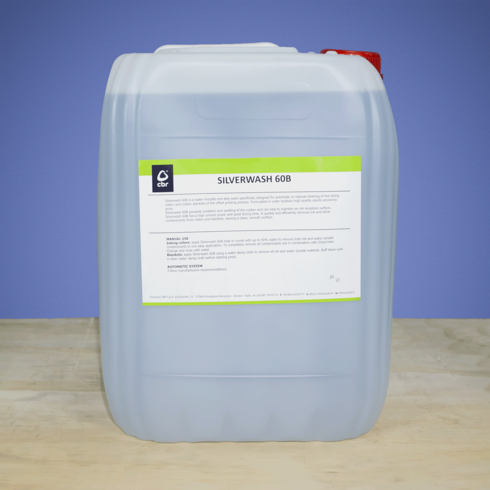 Змивка для полотен і валів Silverwash 60 B