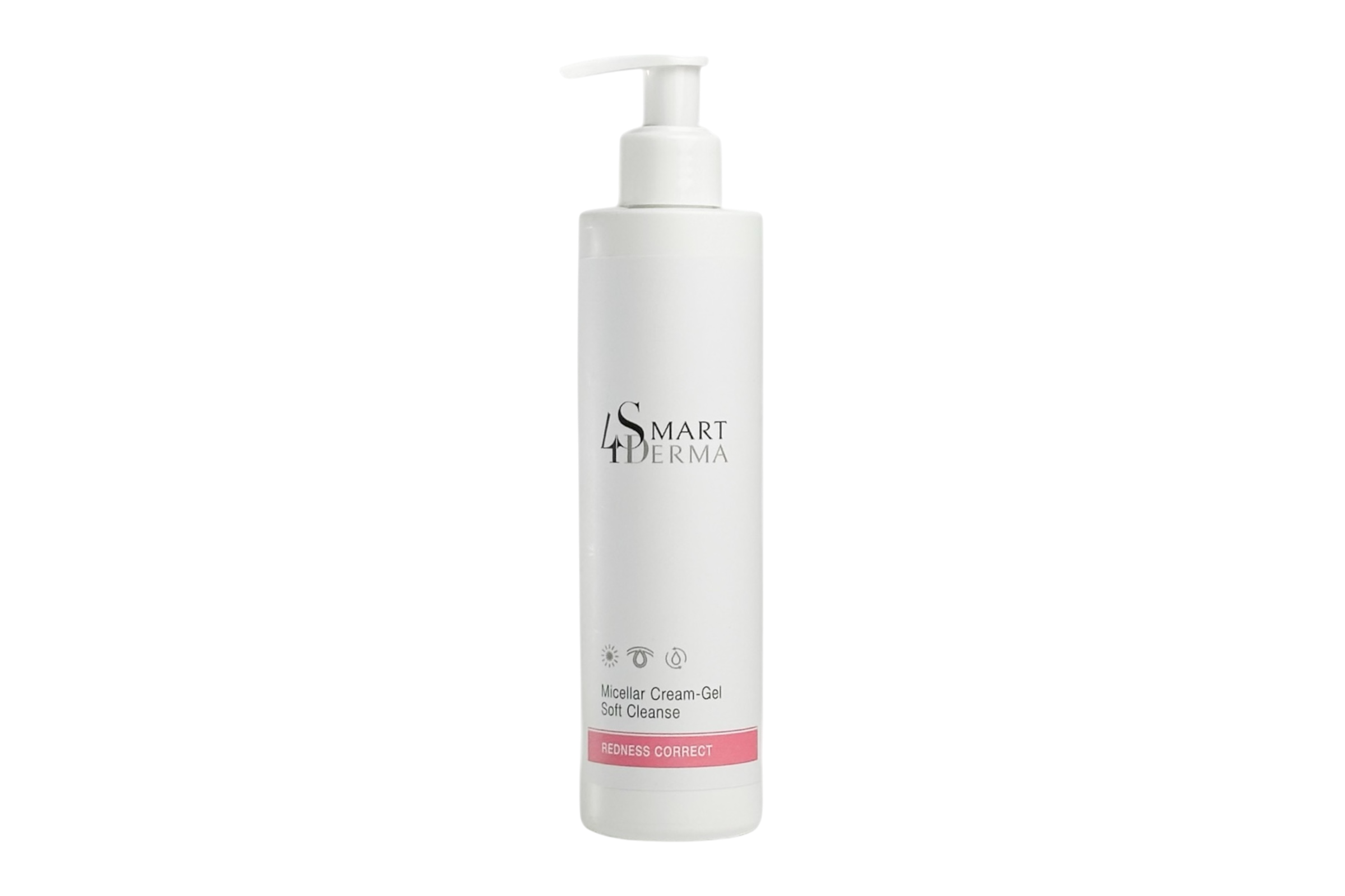 Міцелярний очищувальний крем-гель для чутливої та куперозної шкіри Smart4Derma Redness Correct Micellar Cream-Gel Soft Cleanse
