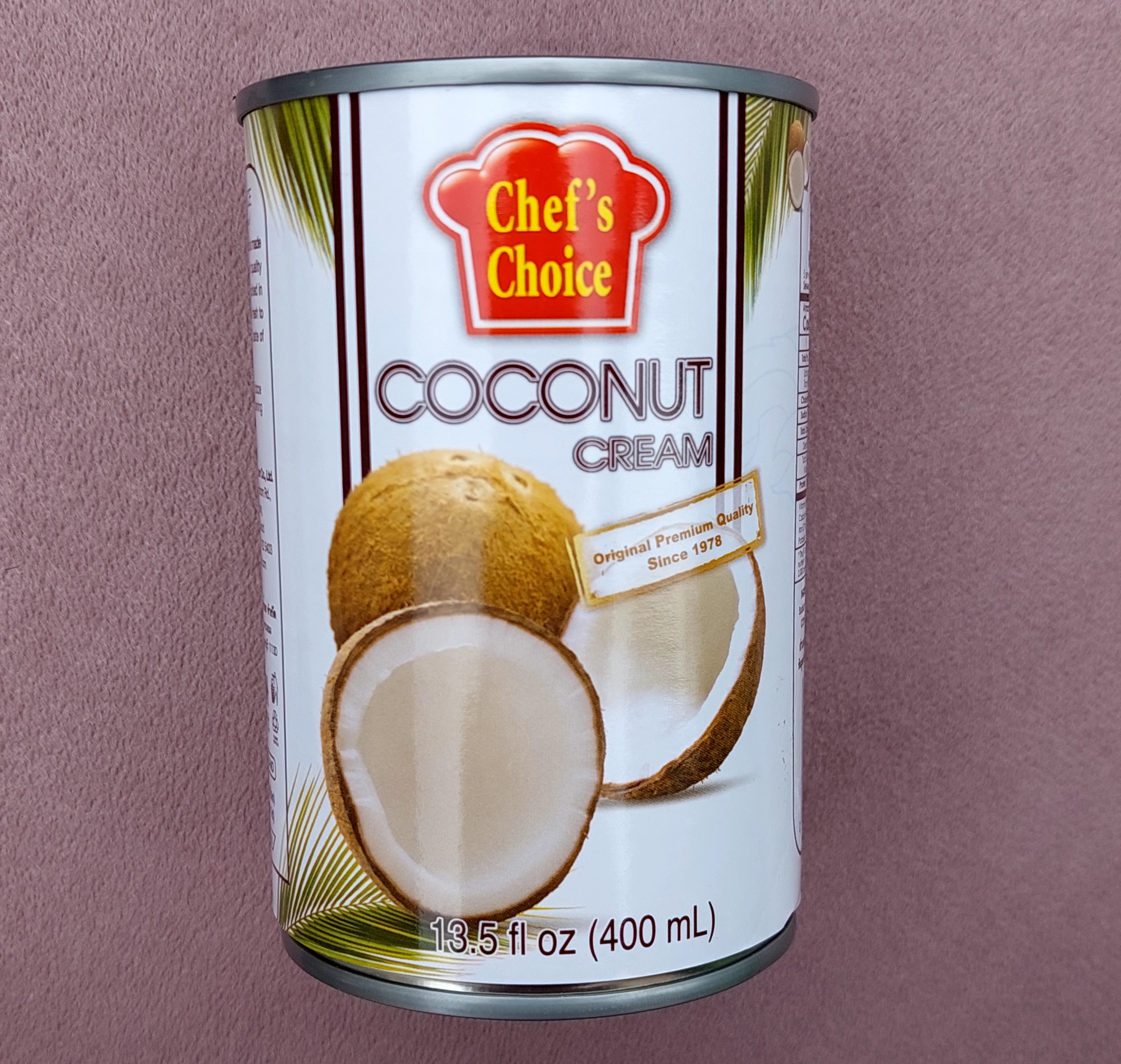Кокосові вершки 26% 400мл Chef`s Choice