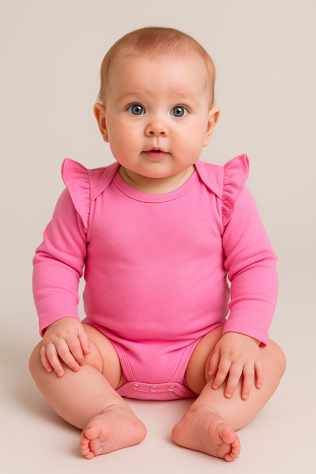 Дитяче боді з крильцями у рожевому кольорі