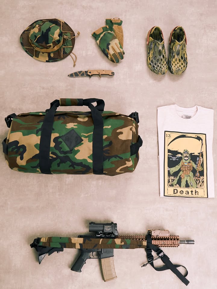 Сумка - баул "HOFFMANN EQUIPMENT DUFFLE BAG | WOODLAND" від українського бренду "HOFFMANN EQUIPMENT".