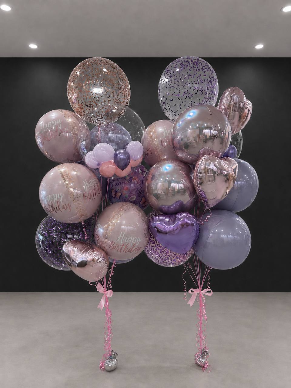 Luxury Birthday Helium Balloon Bouquet 