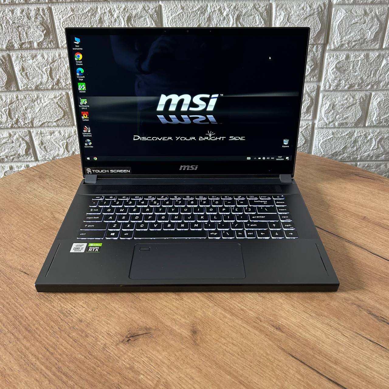 Сенсорний MSI WS66 10TKT