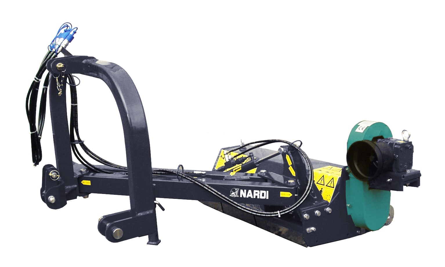 Боковий подрібнювач (мульчер) NARDI RIVA / RIVA-E для трави, узбіч і канав