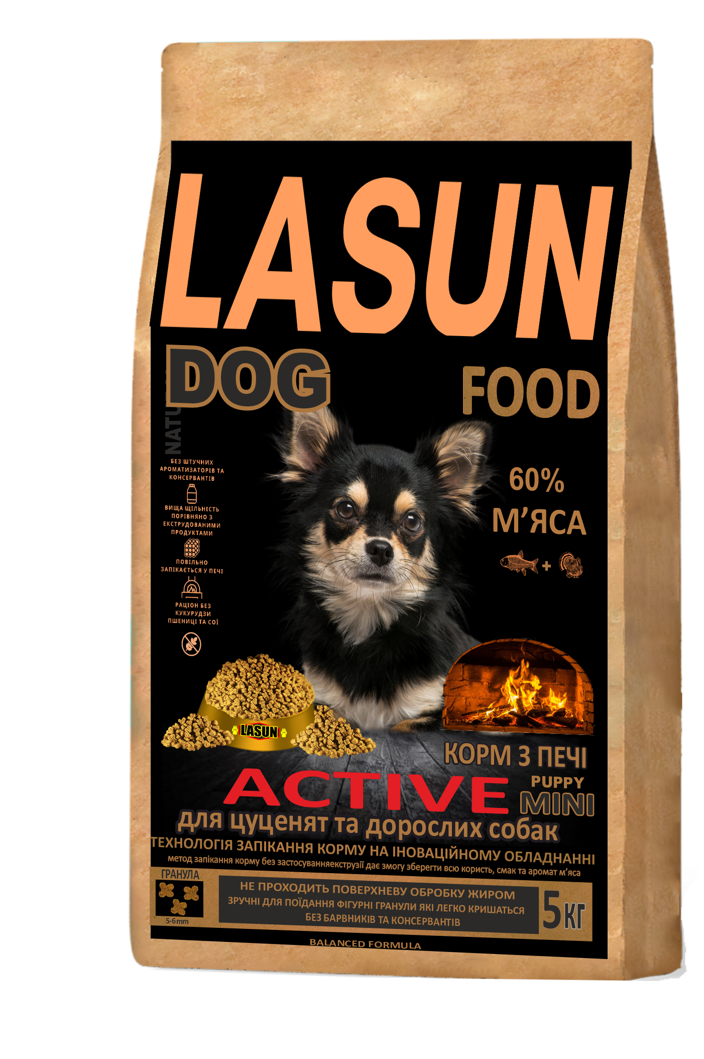 Корм для міні порід собак LASUN AKTIVE