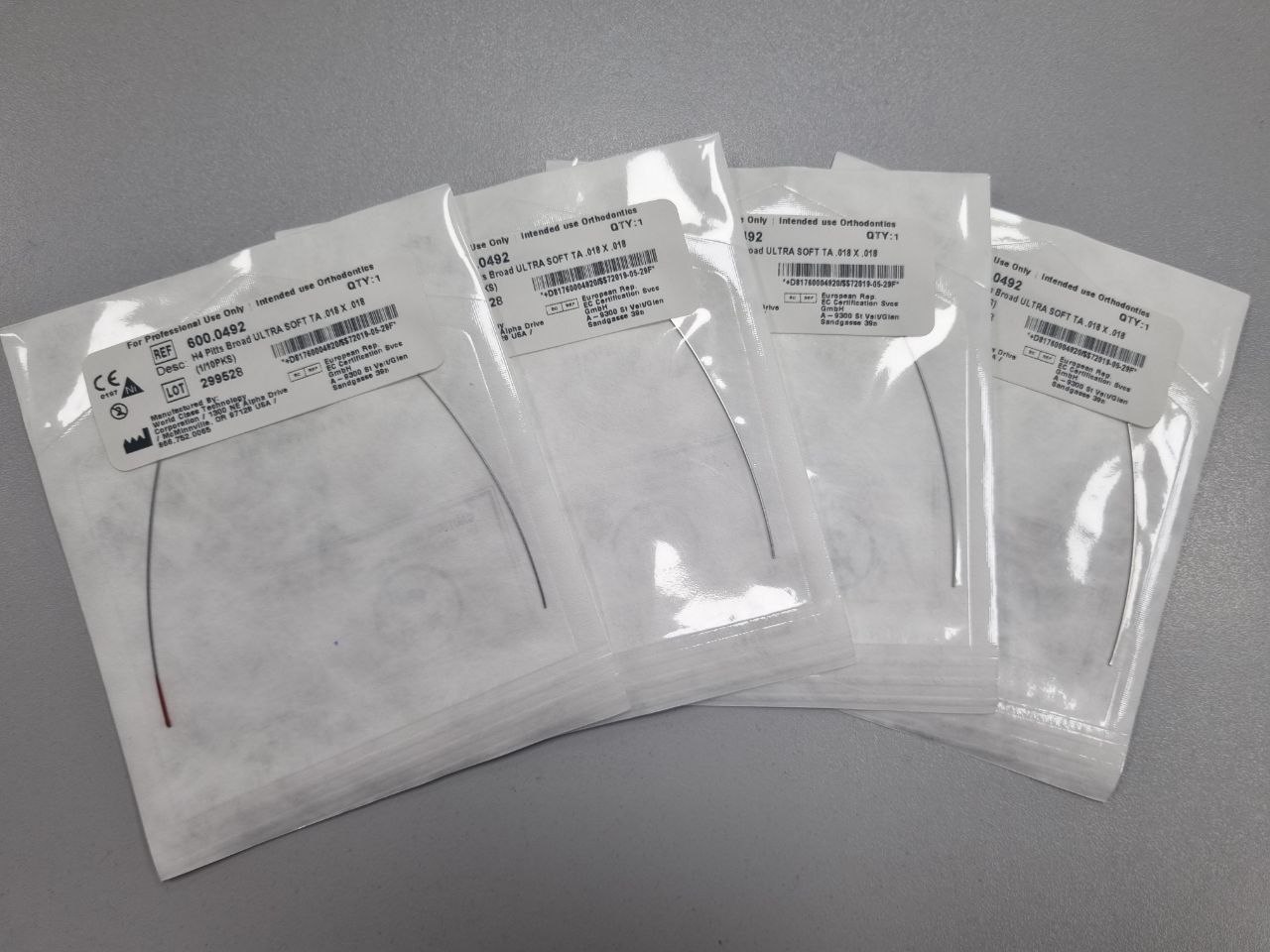 Дуги ортодонтичні Pitts Broad 018*018 TA Upper-Lower