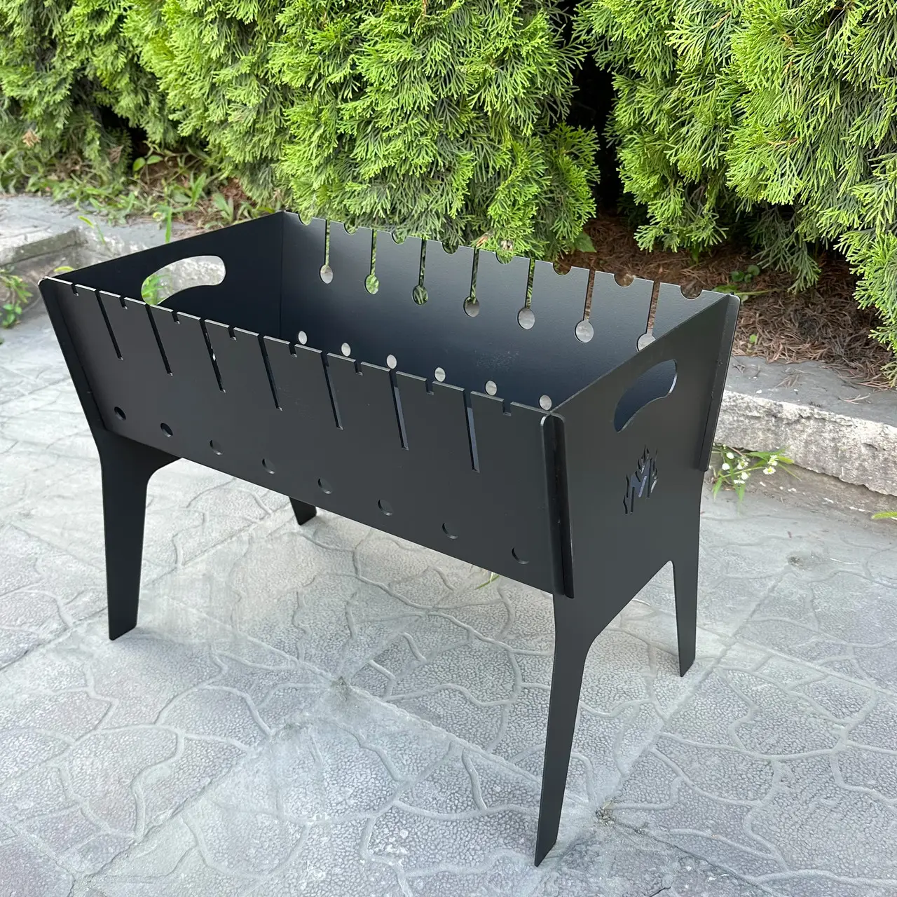 Розбірний мангал Фенікс на 8 шампурів 2мм