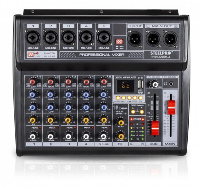 Mezcladora PRO-MIX-5A STEELPRO