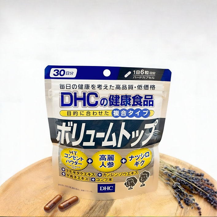 DHC Комплекс для волосся з женьшенем Volume Top на 30 дні