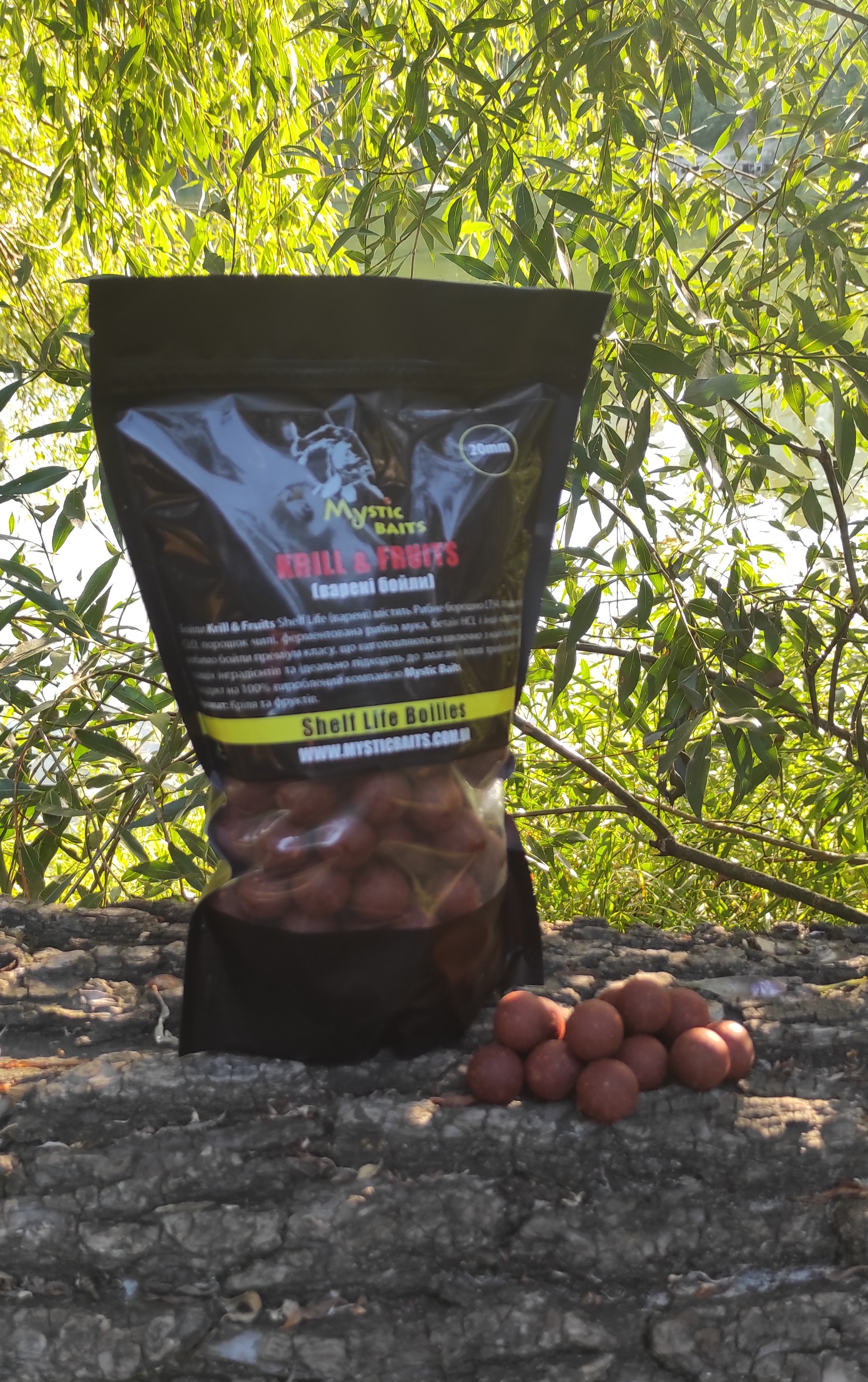 Бойли Krill & Fruits Shelf life 20мм. 900грм. та 2кг.