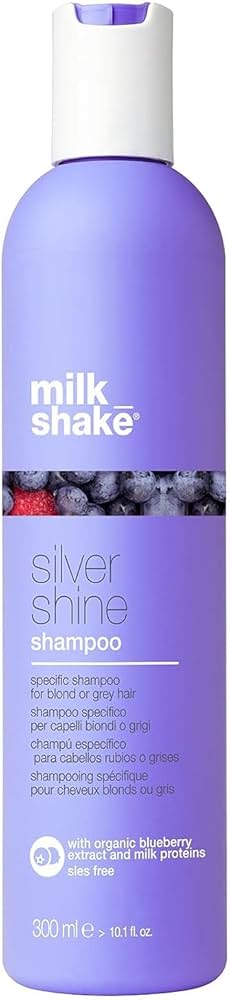 Milk Shake Silver Shine Шампунь для нейтралізації жовтих тонів на світлому волоссі, 300 ml