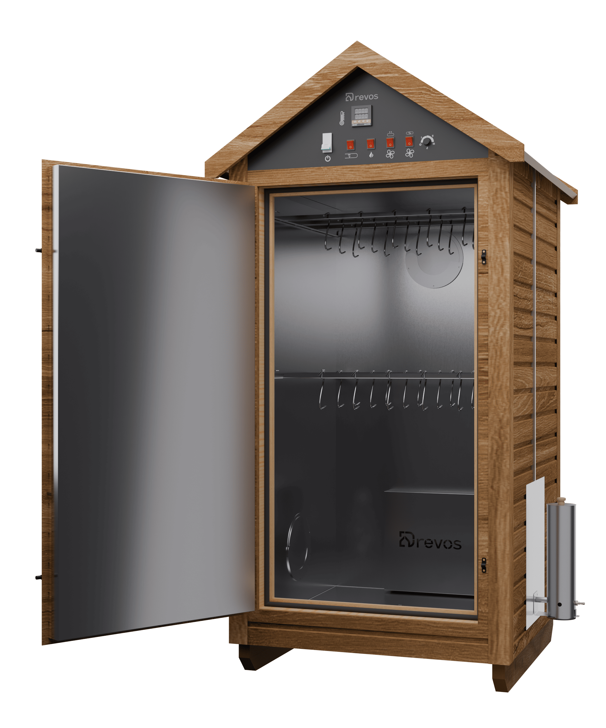 Коптильня Біг 2.0 для гарячого та холодного копчення, сушіння