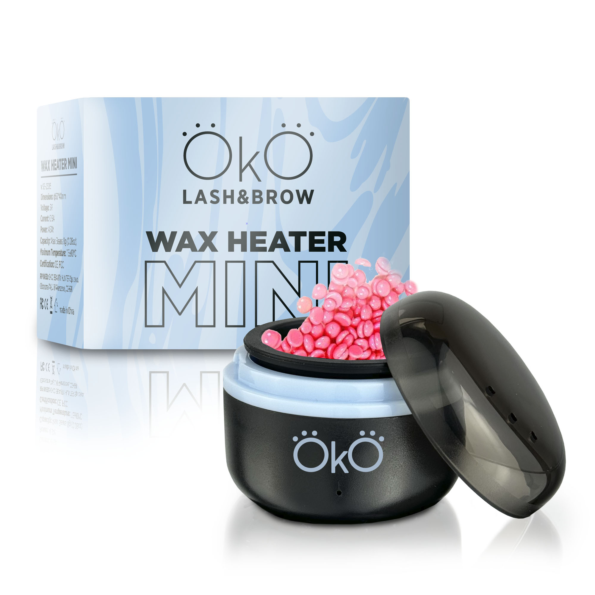 Mini Wax Heater OKO Black