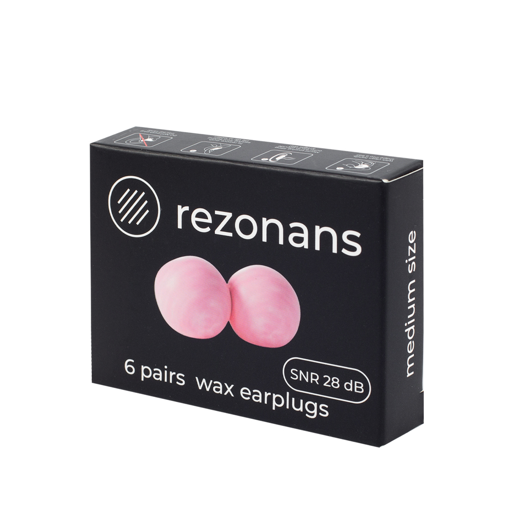 Воскові беруші для сну Rezonans 6 пар