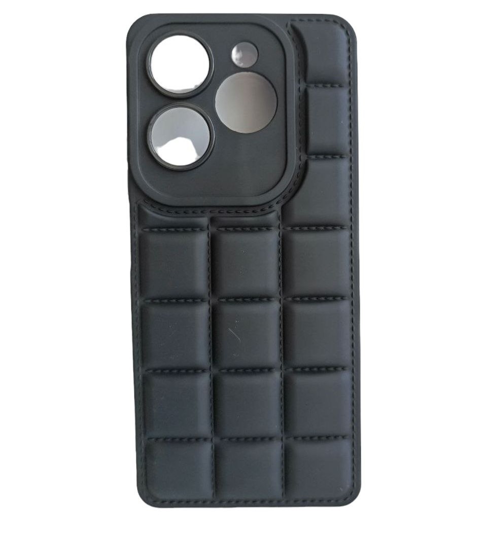 Чохол Fashion Case Chocolate для Tecno Spark 20 PRO Black