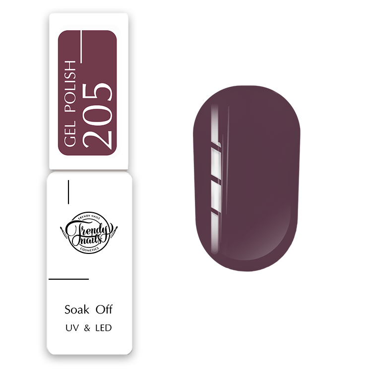 Гель лак №205, 8 ml