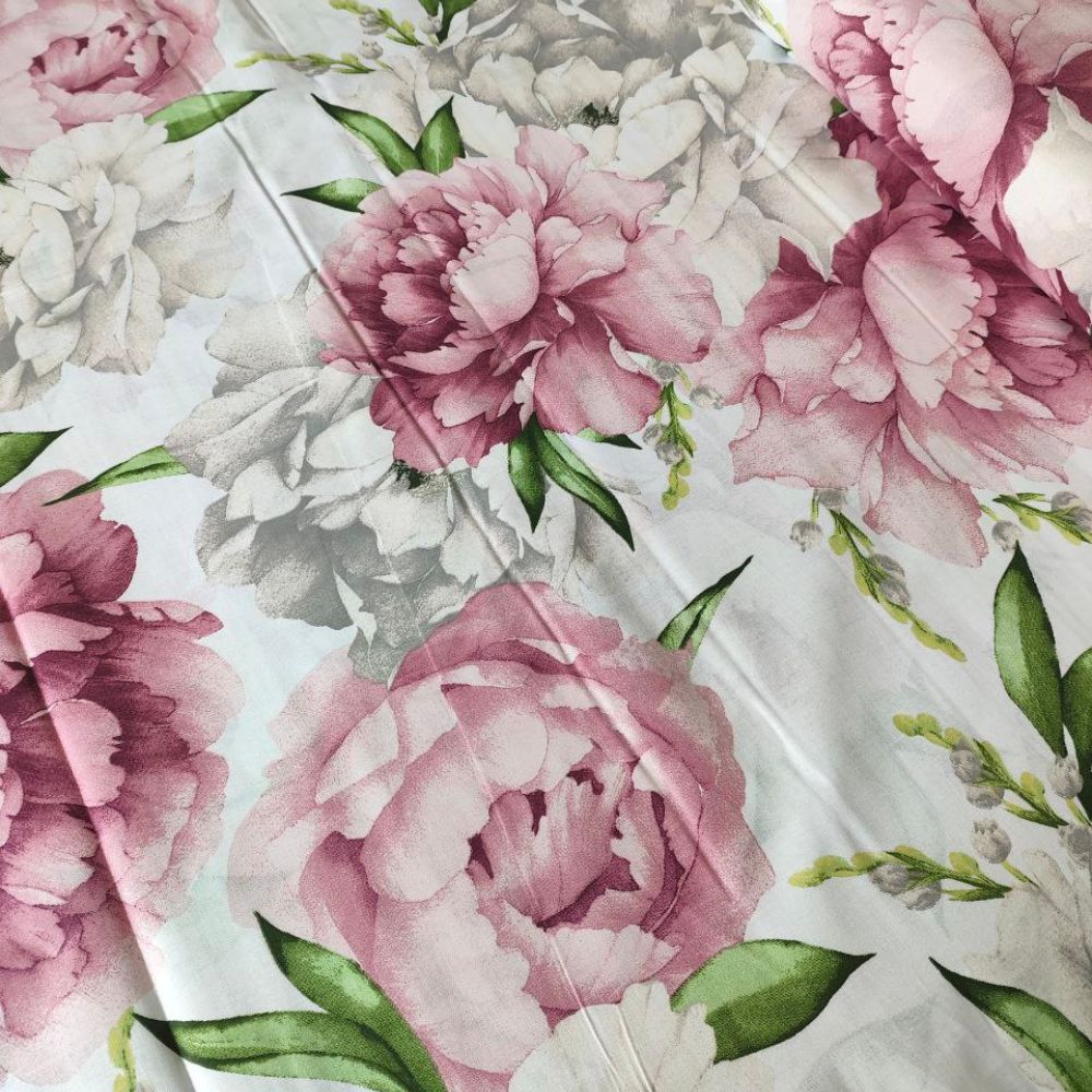 Тканина Голд Euro - Піон з вербою