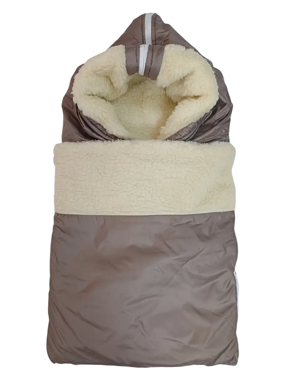 Конверт-одіяло в коляску шоколад