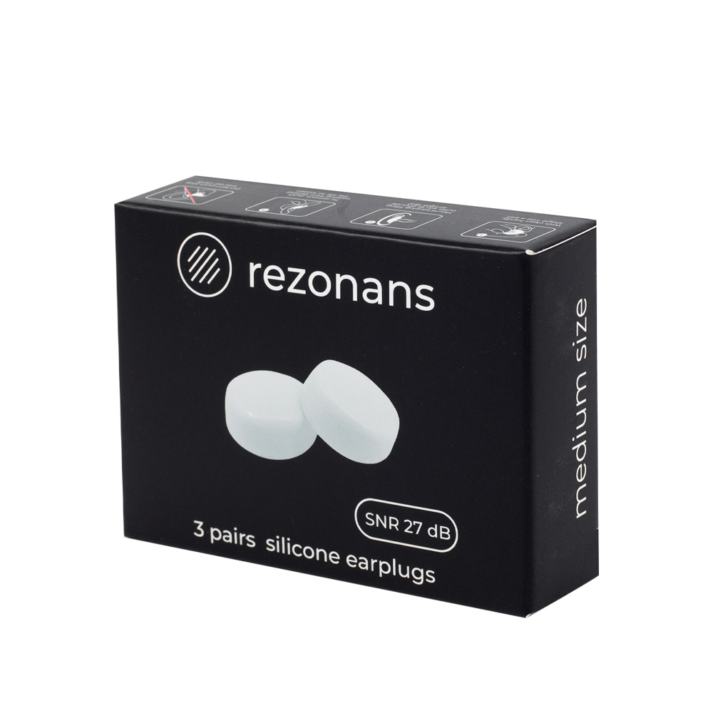 Силіконові беруші для сну Rezonans 6 штук