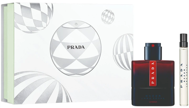 Набір для чоловіків Prada Luna Rossa Ocean Le Parfum Парфумована вода 100 мл + Мініатюра Парфумована вода 10 мл