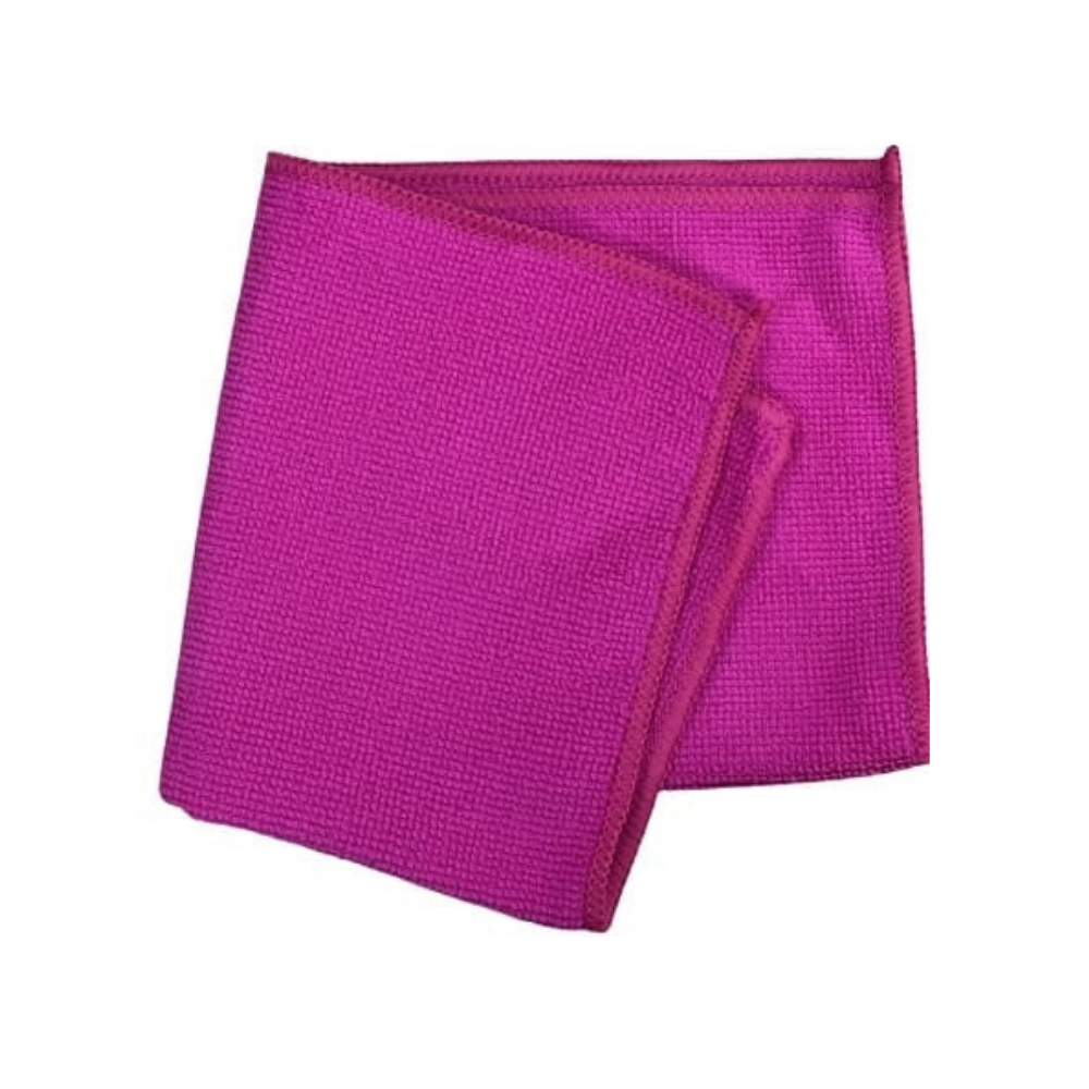 Серветки з мікрофібри універсальні, рожеві, ОПТОМ BULK 30*30 TM HSL, 25шт