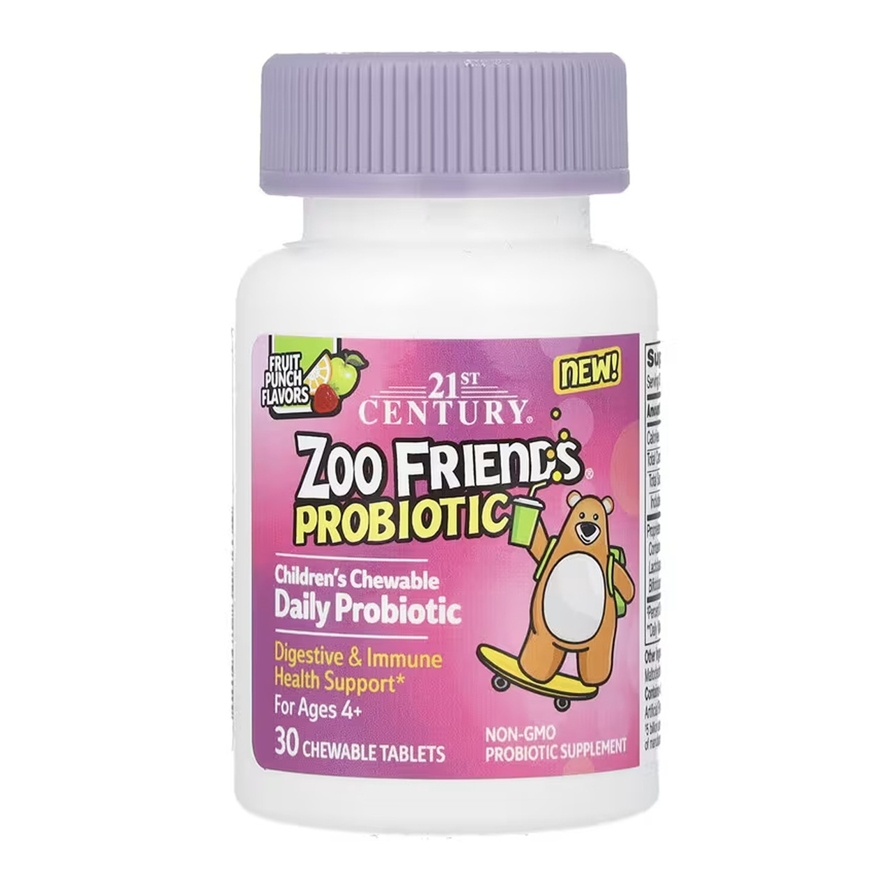 Zoo Friends Probiotic - 30 chewable tabs
