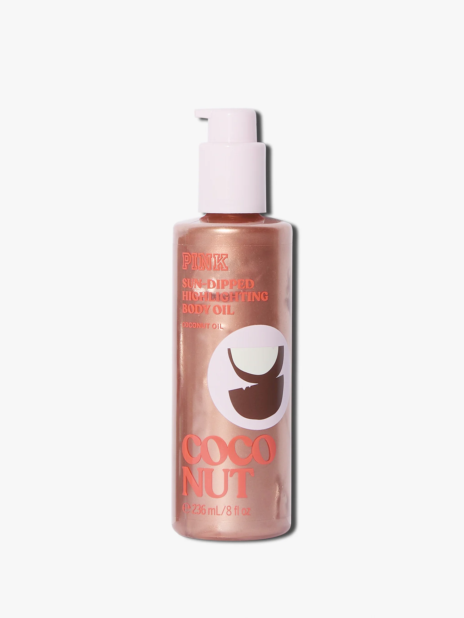Олія для тіла із шиммером Victoria's Secret Pink Coconut Highlighting Body Oil 236 мл