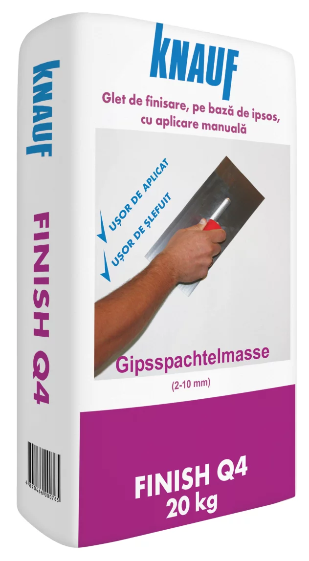 Knauf Finish Q4 шпаклівка гіпсова 25 кг. Кнауф