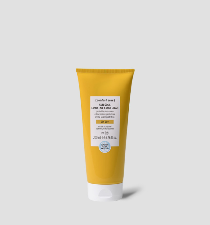 SUN SOUL FAMILY FACE & BODY CREAM SPF50+ - СОНЦЕЗАХИСНИЙ КРЕМ ДЛЯ ВСІЄЇ СІМ'Ї